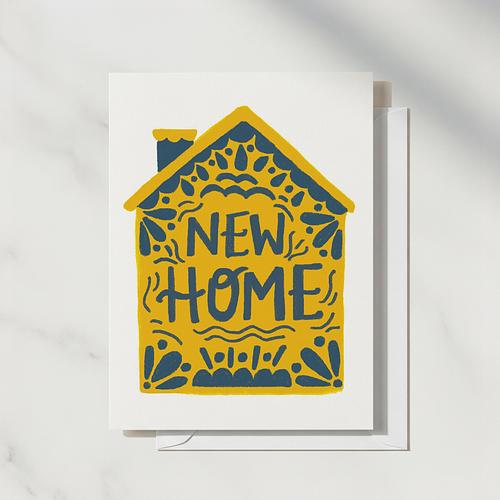 Arty New Home Card