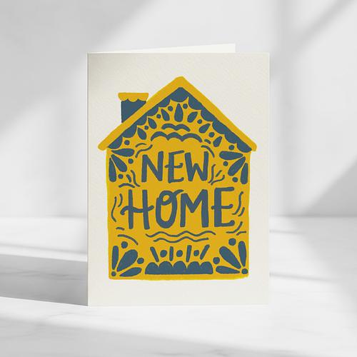 Arty New Home Card