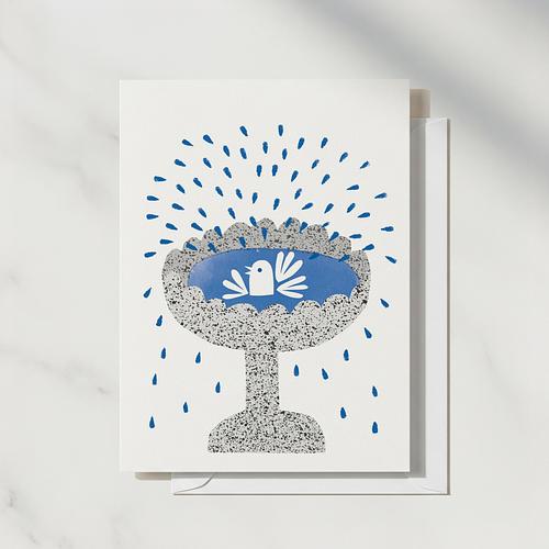 Bird Bath Card