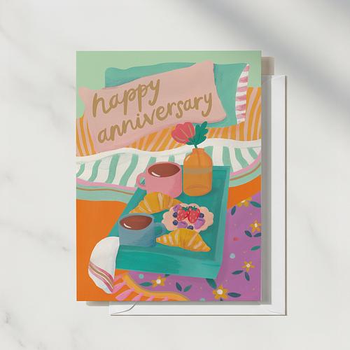 Anniversary Breakfast Card