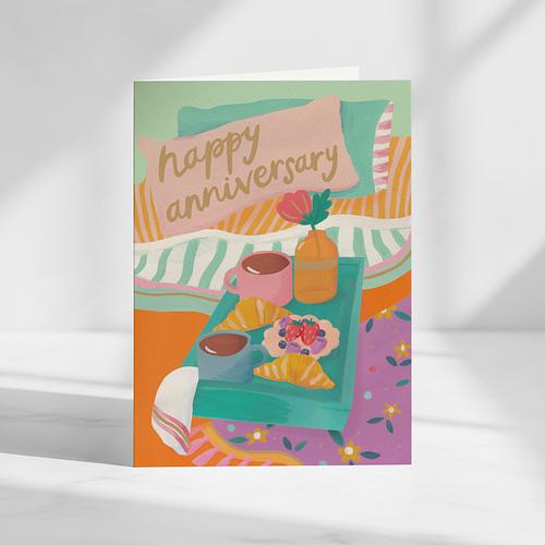 Anniversary Breakfast Card