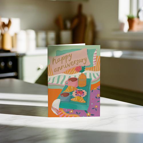 Anniversary Breakfast Card 3 Anniversary Breakfast Card