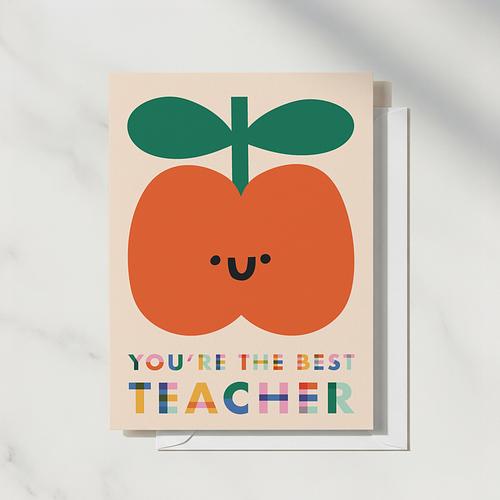 Best Teacher Card
