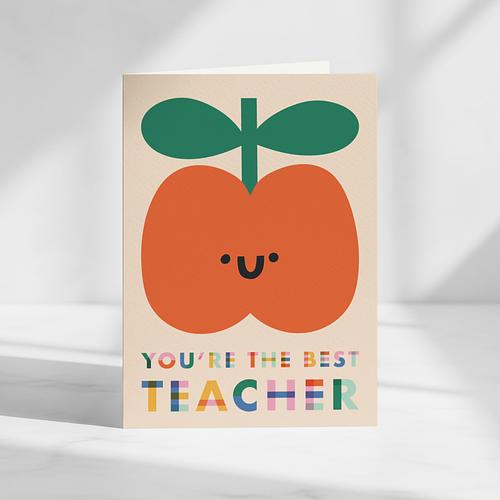 Best Teacher Card