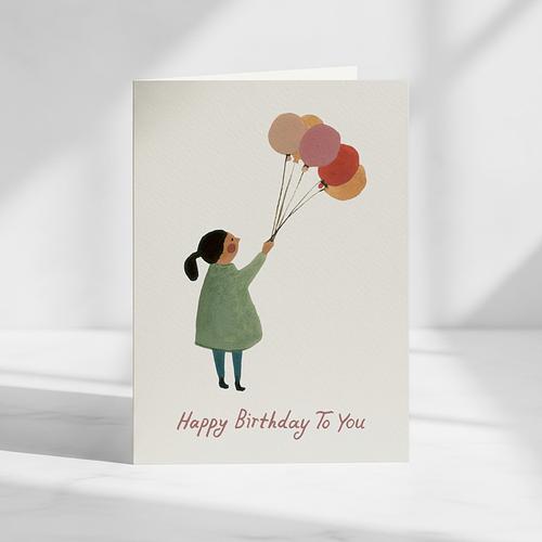 Birthday Balloon Card