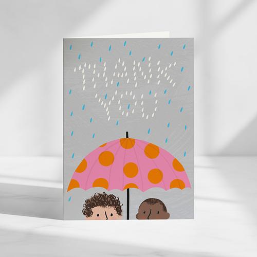 A Shower Of Thanks Card