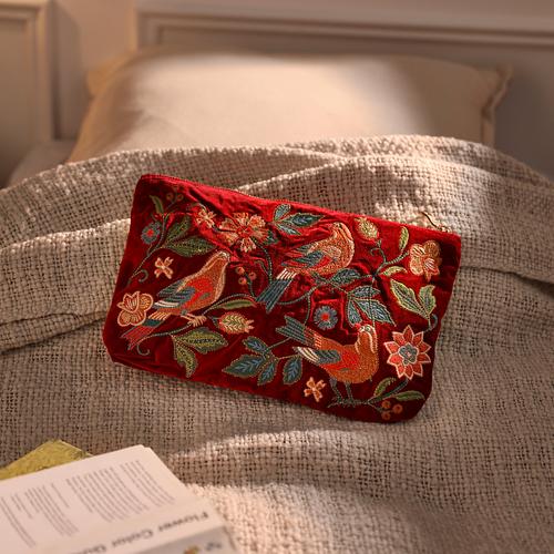The Morning Birds Pouch by Elizabeth Scarlett