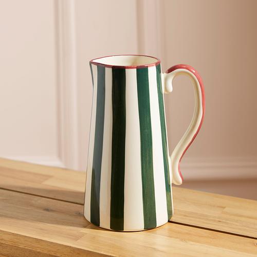 The Kendra & Green Stripe Jug