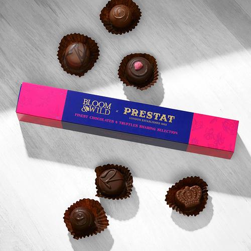 The Yellow Rose & Prestat Chocolates