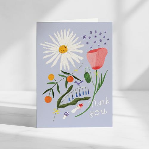 Foraged Thank You Card 2 Foraged Thank You Card