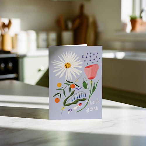 Foraged Thank You Card 3 Foraged Thank You Card