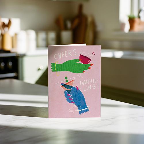 Cheers Dahhh-ling! Card 3 Cheers Dahhh-ling! Card