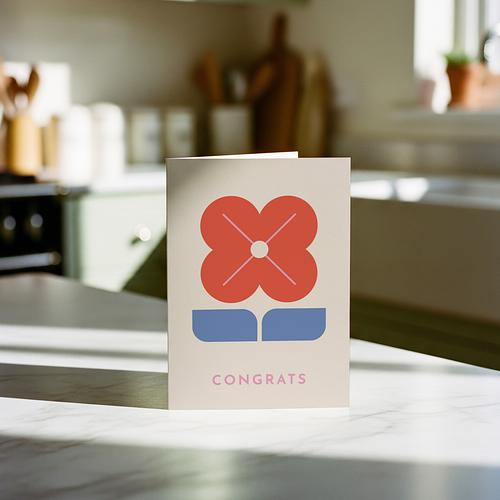 Floral Congrats Card