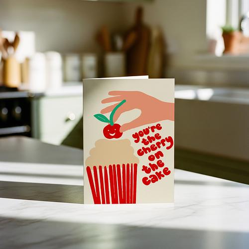 Cherry On The Cake Card