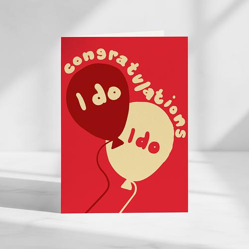 I Do Wedding Card