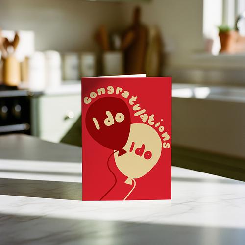 I Do Wedding Card 3 I Do Wedding Card