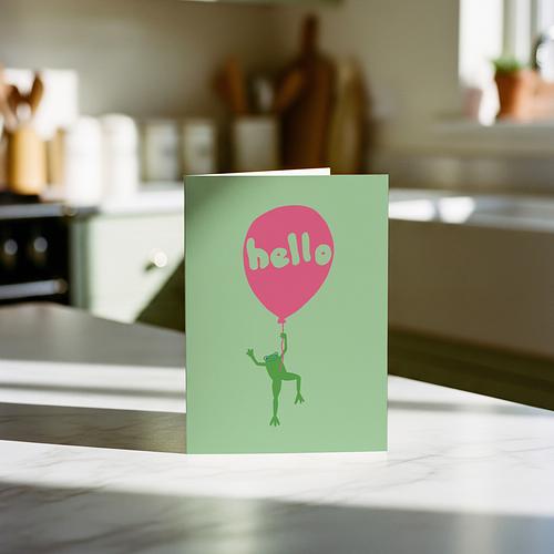 Hello Frog Card - Bloom & Wild