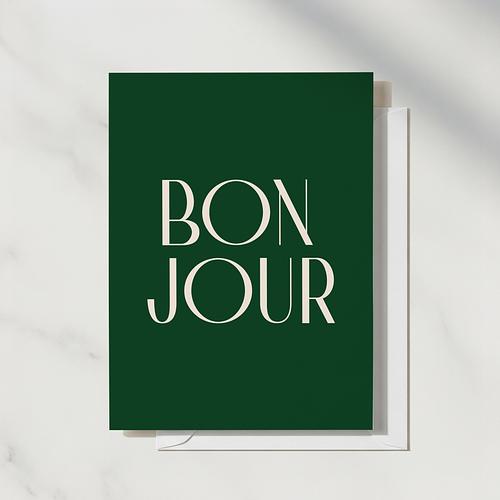 Chic Bonjour Card