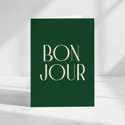 Chic Bonjour Card