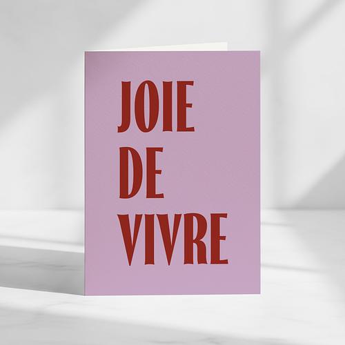 Joie De Vivre Card