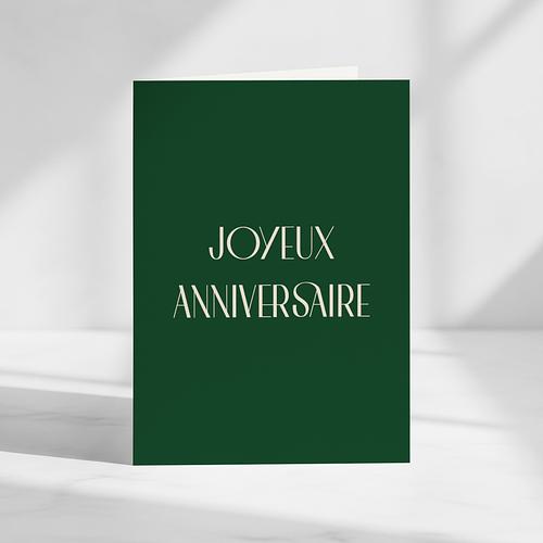Joyeux Anniversaire Card