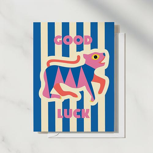 Good Luck Tiger Card